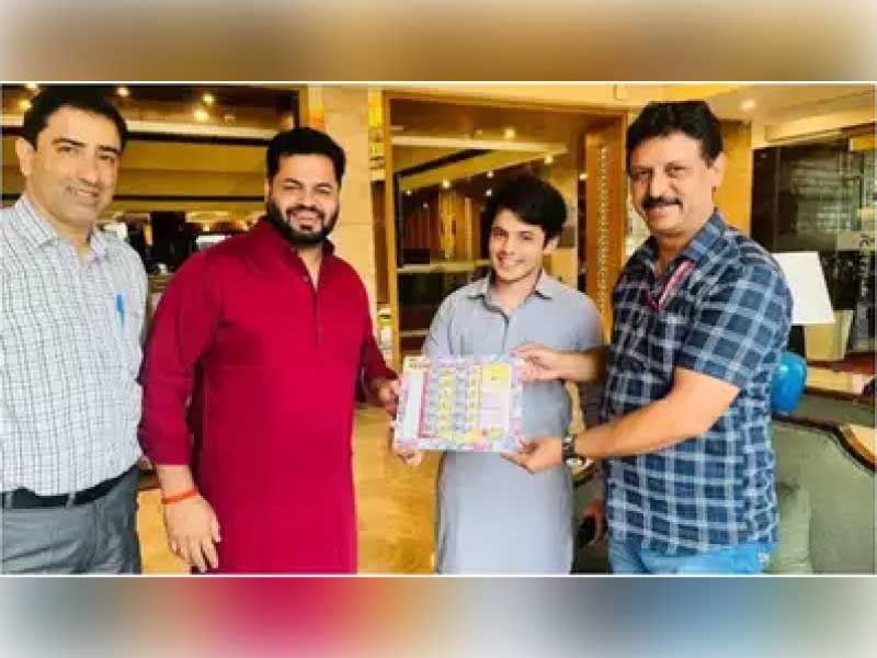 Special Indian postal Stamp issued in honour of actor Darsheel Safary and team Hukus Bukus Movie